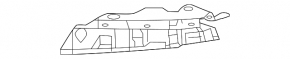 Кріплення накладки решітки радіатора ліве Honda Civic XI FE/FL 22-24 4d