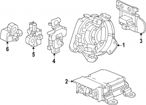 Модуль srs airbag компьютер подушек безопасности Honda CRV 23-26