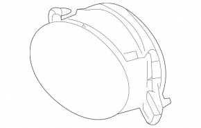Противотуманная фара птф левая Mercedes W164 ML 07-11