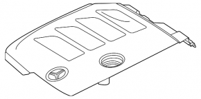 Накладка двигателя Mercedes W167 GLE 350 20-23 2.0T