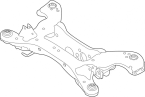 Подрамник задний Infiniti QX50 19-25 AWD