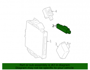 Keyless Entry Antenna Toyota Prius 16-22