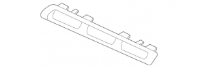 Молдинг решетки радиатора grill нижний правый Mercedes W167 GLE 350 450 20-23 хром