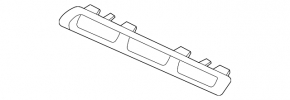 Молдинг решетки радиатора grill нижний правый Mercedes W167 GLE 350 450 20-23 хром