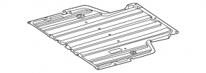Защита двигателя задняя Mercedes EQE-class V295 23-25