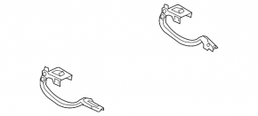 Петля крышки багажника правая Mazda 3 19-26 4d