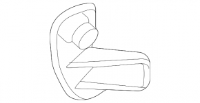 Ручка открытия капота салонная Ford Escape MK4 20-26 черная