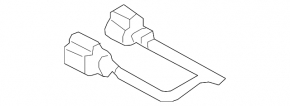 Проводка рулевой рейки Audi A6 C8 19-24