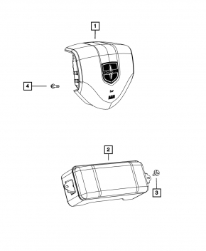 Подушка безопасности airbag пассажирская в торпеде Dodge Durango 11-13