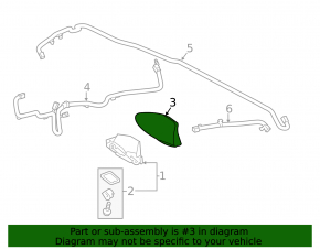 Корпус антенны плавник Toyota Rav4 21-25