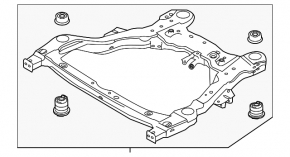 Подрамник передний Ford Explorer 16-19 fwd
