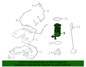 Топливный насос бензонасос Land Rover Discovery 17-25 2.0, 3.0