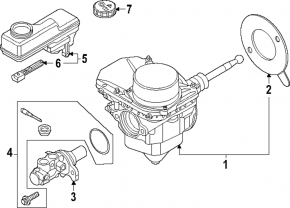 Главный тормозной цилиндр Volkswagen ID.4 21-26