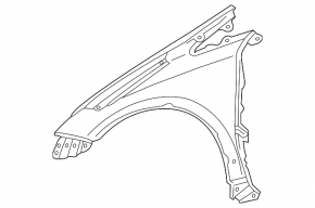 Крило переднє праве Toyota Prius V 12-17-