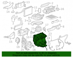 Печка в сборе Chevrolet Camaro 16-23