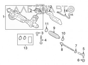 Проводка рулевой рейки VW Jetta 19-26