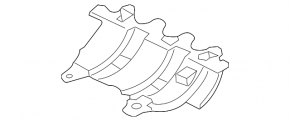 Маслоотражатель VW Jetta 11-18 USA 1.4Т