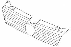 Решетка радиатора grill VW Taos 22-24 S, SE
