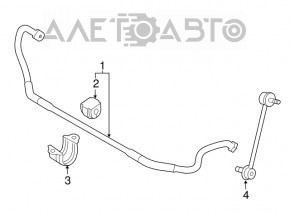 Стабілізатор передній BMW 4 F36 RWD 17-20