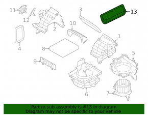 Воздухоприемник печки Subaru Forester 25-26