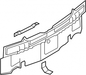 Задня панель Infiniti G25 G35 G37 4d 06-15