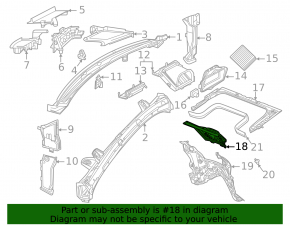 Ізоляція моторного щита верхня Mercedes W167 GLE 350450 20-26