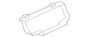 Кронштейн заднего бампера центральный Ford Mustang mk6 15-17 2.3, 3.7