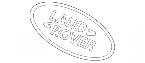 Емблема радіаторної решітки grill Land Rover Range Rover Velar 22-23 R-Dynamic