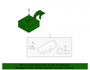 TIRE PRESSURE MONITORING SYSTEM TPMS Subaru Impreza WRX GH 08-10