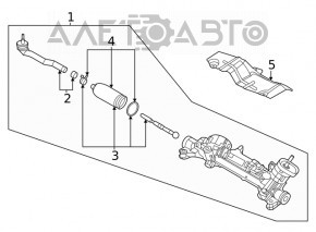 Рулевая тяга левая Nissan Sentra 20-24