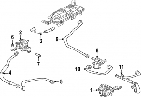 Клапан системи охолодження батареї Hyundai Ioniq 5 22-26