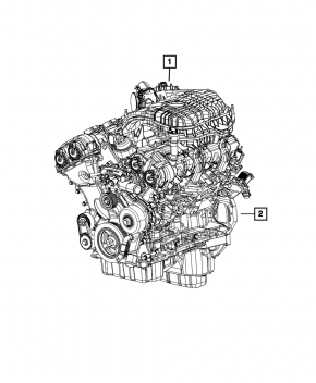 Двигатель Dodge Journey 14-17 3.6