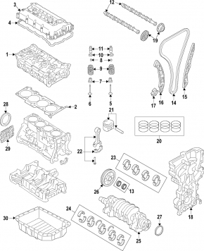 Поршень Hyundai Elantra AD 17-20 2.0