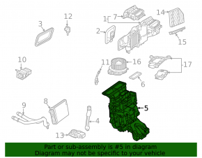 Печка в сборе Mercedes W167 GLE 350 450 20-26
