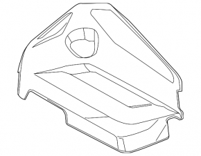 Накладка двигателя Ford Escape MK3 13-16 1.6T