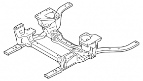Подрамник передний Ford Mustang mk6 15-23 3.7, 5.0