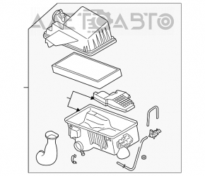 Корпус повітряного фільтра Mazda6 03-08 2.3