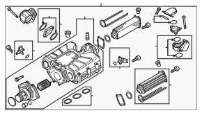 Компрессор в сборе Audi A6 C7 12-15 3.0T с дроссельной заслонкой и интеркулерами