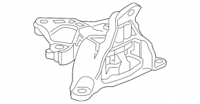 Подушка двигуна ліва Honda Civic X FC 16-21 - 2.0