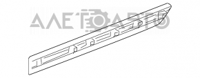 Накладка двери нижняя задняя правая Mercedes W164 ML