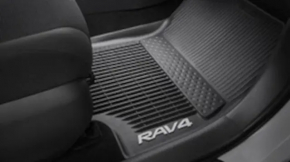 Комплект килимків салону Toyota Rav4 19-24 гума, чорний