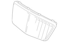 Решітка радіатора grill Mercedes W211 рест