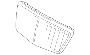 Решетка радиатора grill Mercedes W211 рест