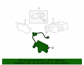 TIRE PRESSURE MONITOR SENSOR Lexus IS 14-15
