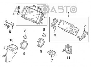 Усилитель аудио Honda CRV 17-22