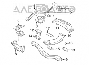 Подушка МКПП Subaru XV Crosstrek 16-17