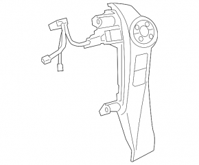 Кнопки управления на руле правые Toyota Prius V 12-17 тип 3, царапины