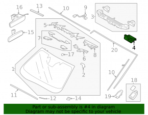 Камера переднего вида Subaru Forester 25-26