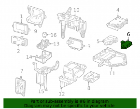 Tire Pressure Control Module Mercedes GLC 16-22