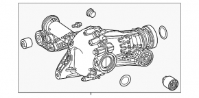 Редуктор передний Mercedes X167 GLS 20-26